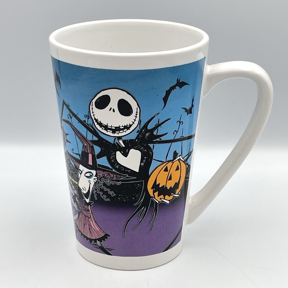 Disney Tim Burton Nightmare Before Christmas Jack Skellington Latte Mug 5‎ 1/8"